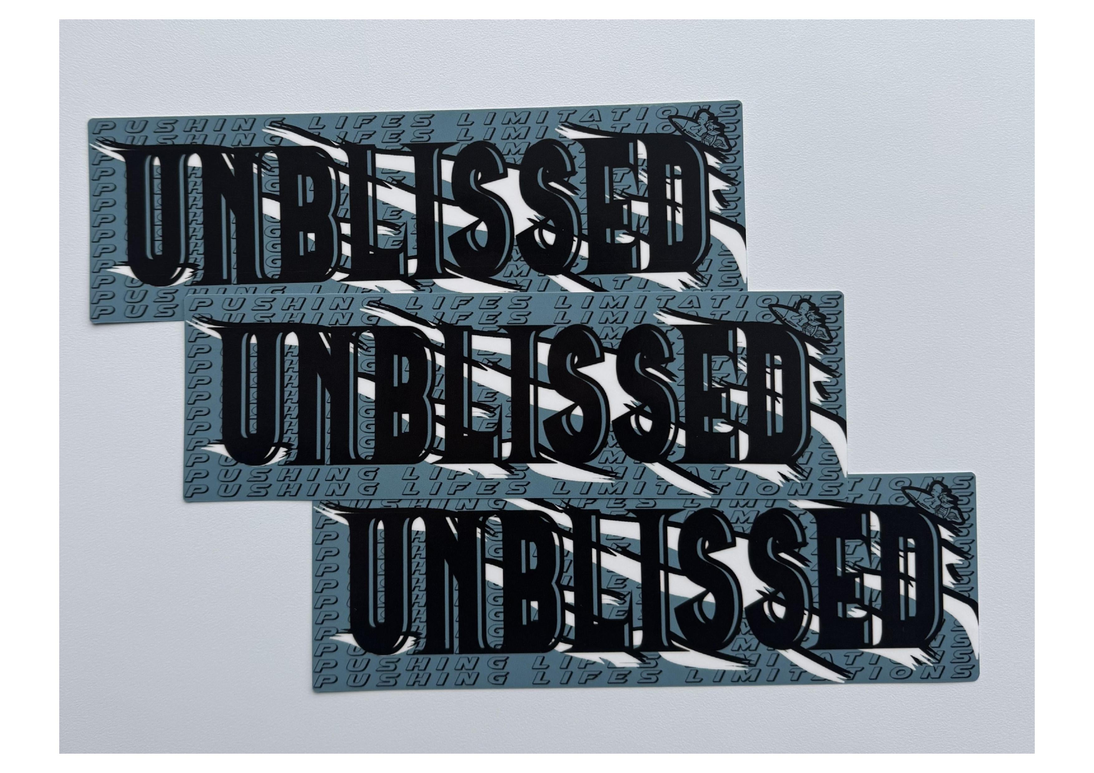 Unblissed ADV Slap Sticker