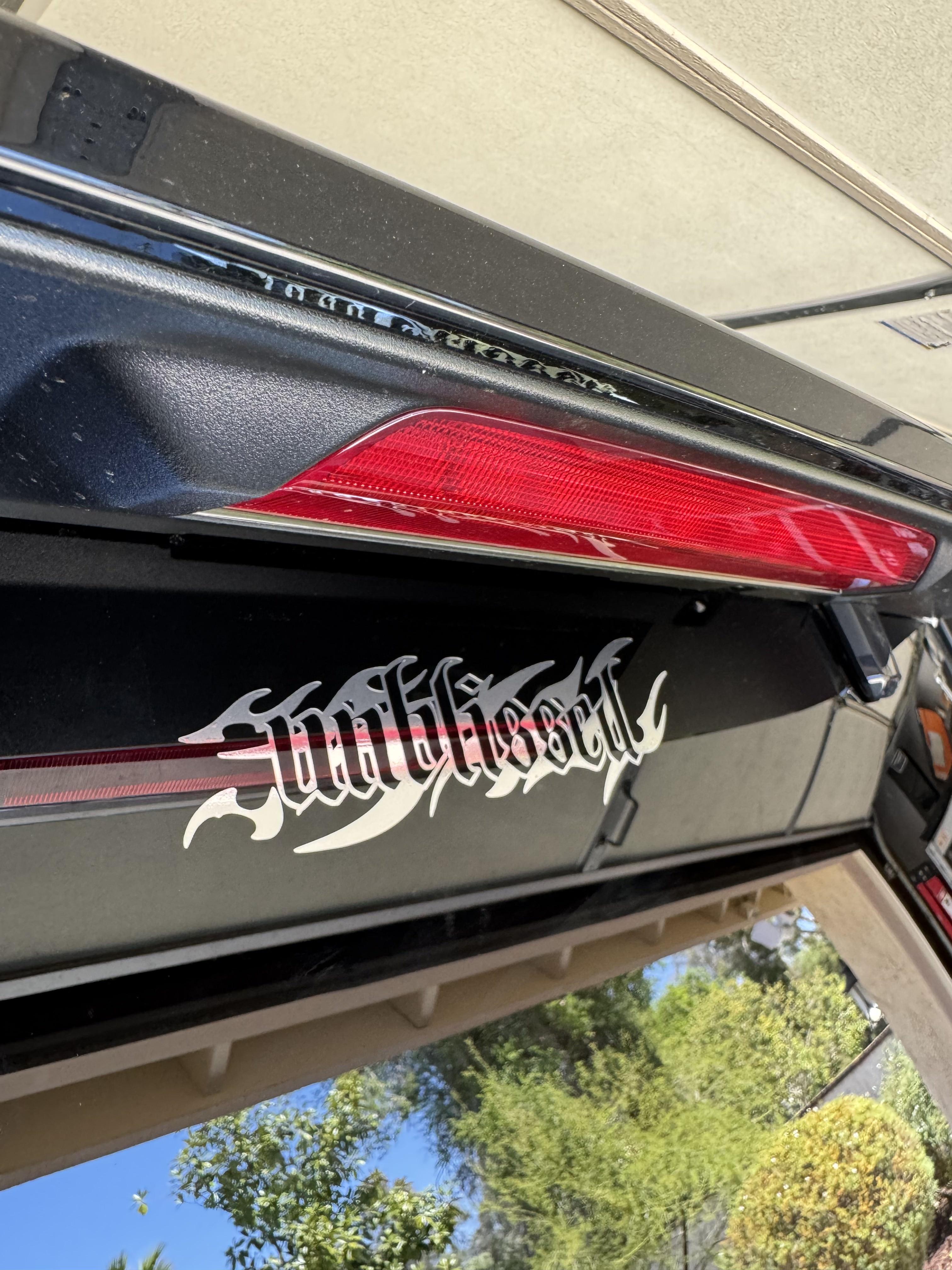 Unblissed Drift Mini Banner - 9” with Chrome Vinyl
